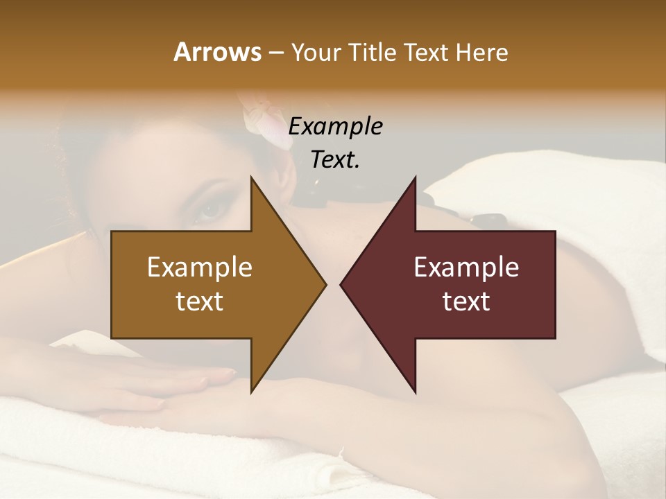 Attractive Salon Person PowerPoint Template