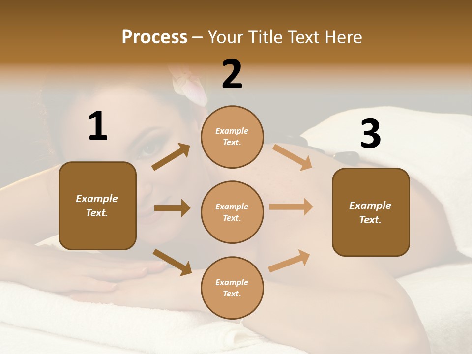 Attractive Salon Person PowerPoint Template