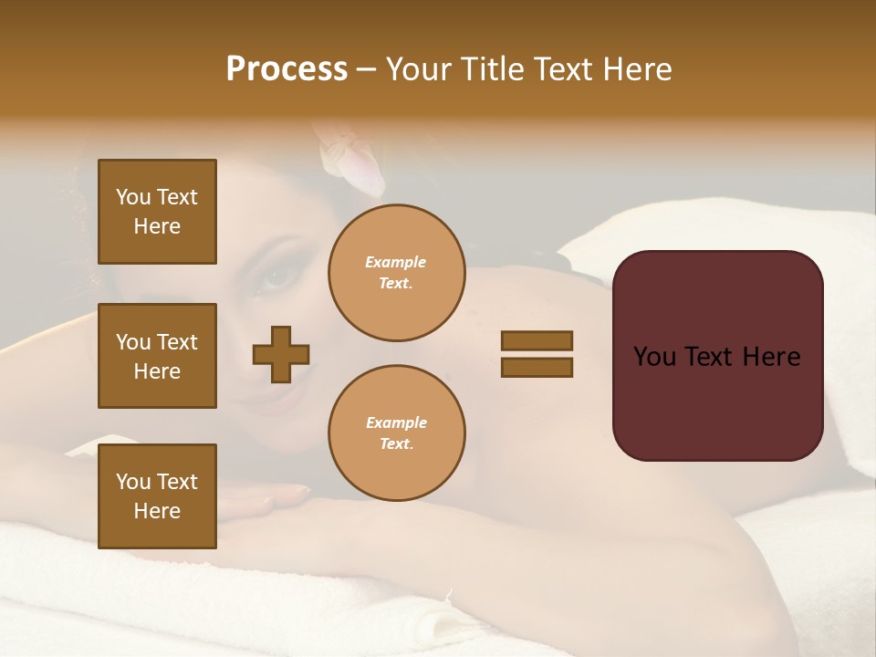 Attractive Salon Person PowerPoint Template