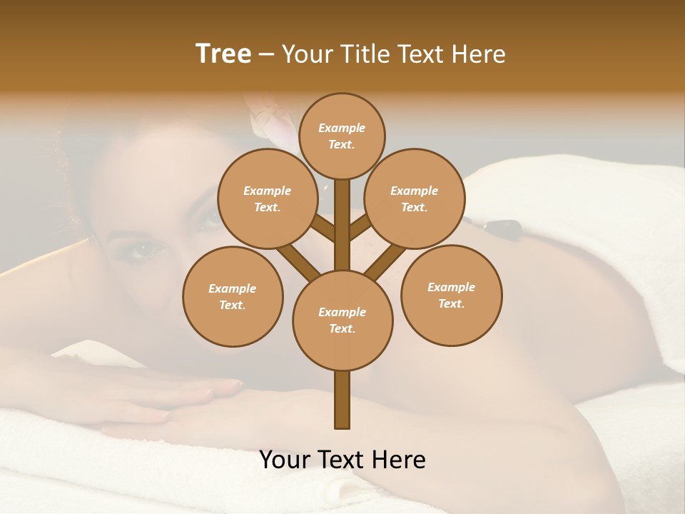 Attractive Salon Person PowerPoint Template