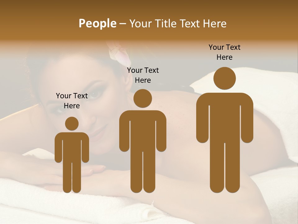 Attractive Salon Person PowerPoint Template