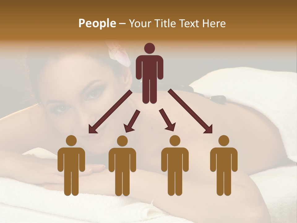 Attractive Salon Person PowerPoint Template