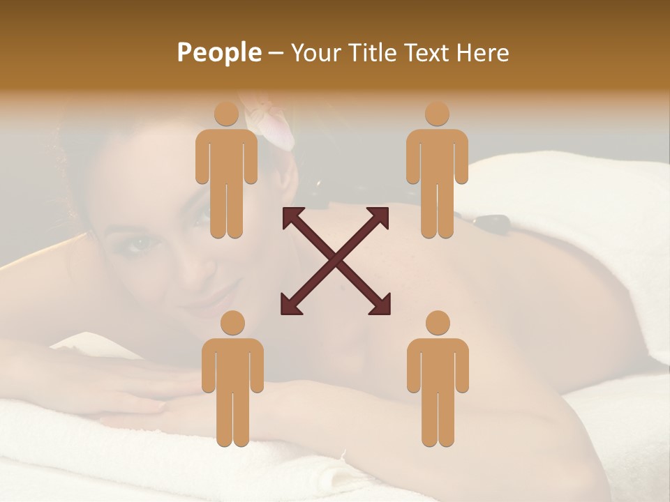 Attractive Salon Person PowerPoint Template