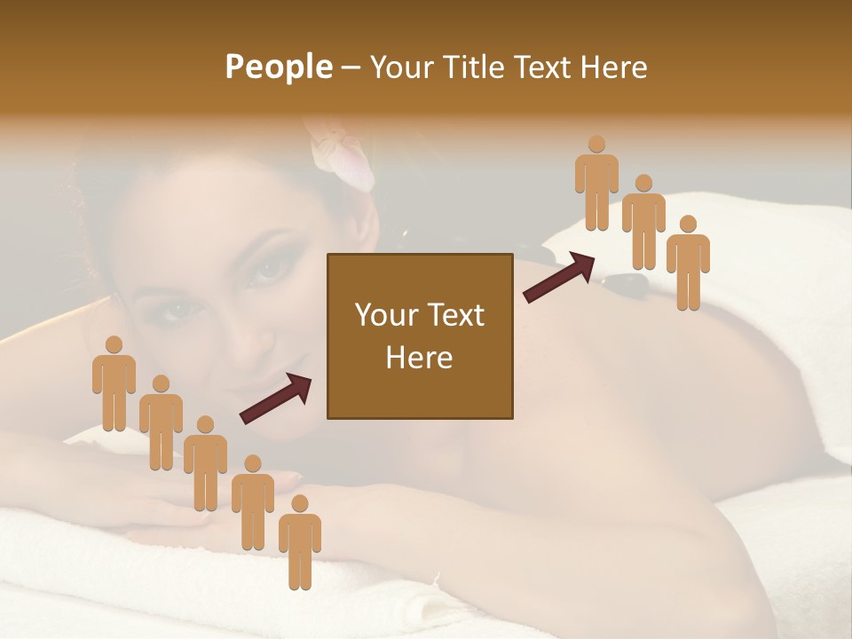 Attractive Salon Person PowerPoint Template