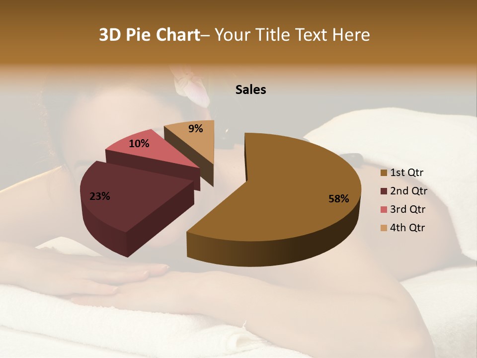 Attractive Salon Person PowerPoint Template