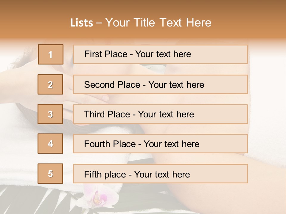 Treatment Lying Care PowerPoint Template