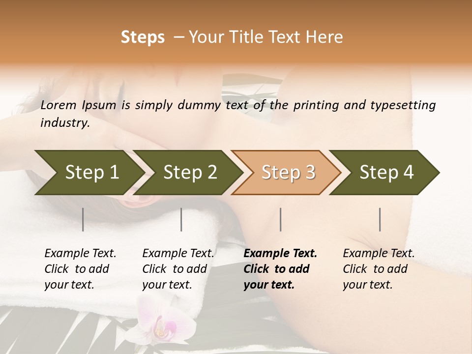 Treatment Lying Care PowerPoint Template