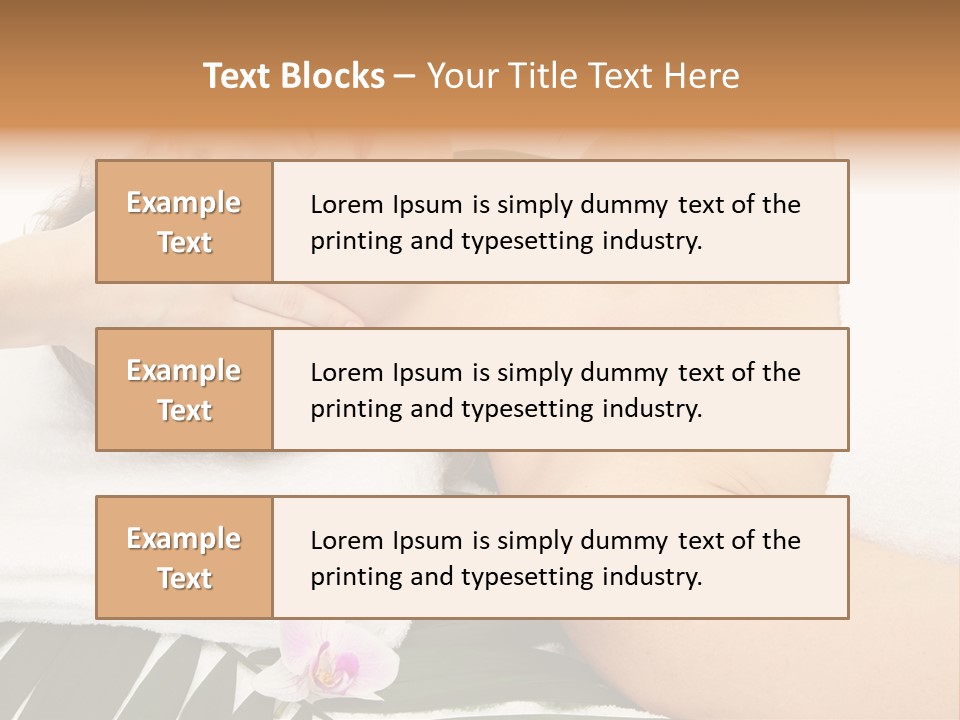 Treatment Lying Care PowerPoint Template