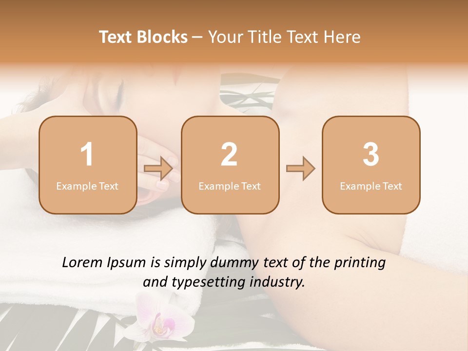 Treatment Lying Care PowerPoint Template