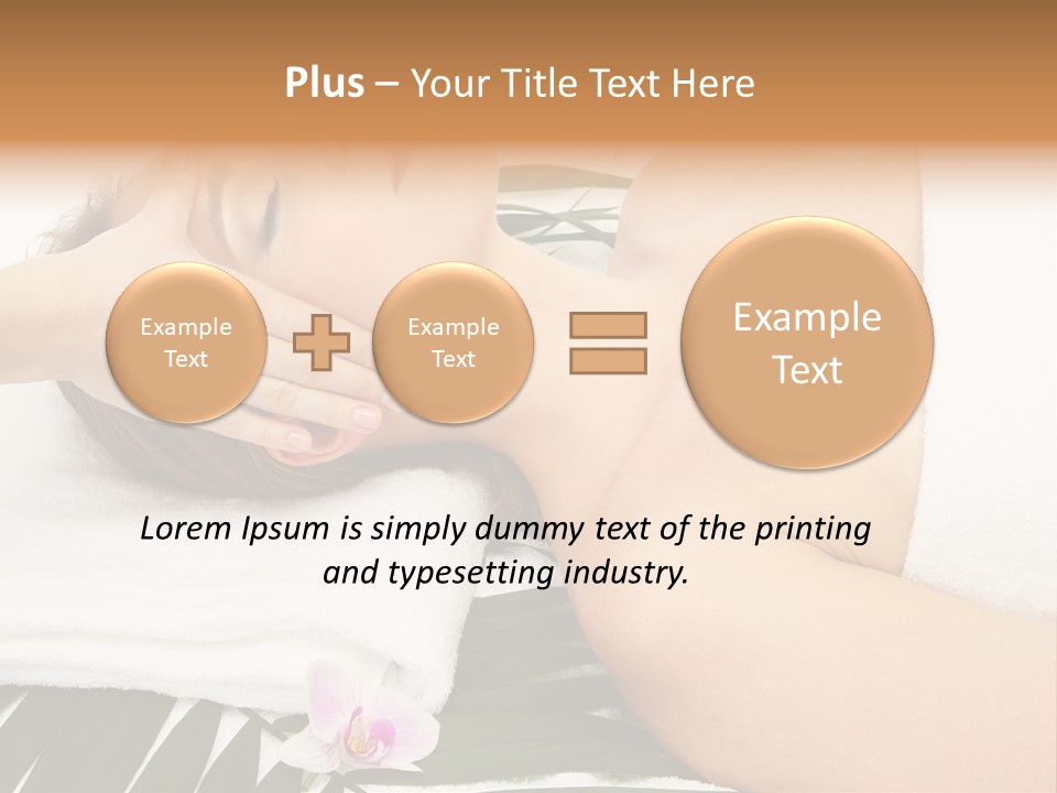 Treatment Lying Care PowerPoint Template
