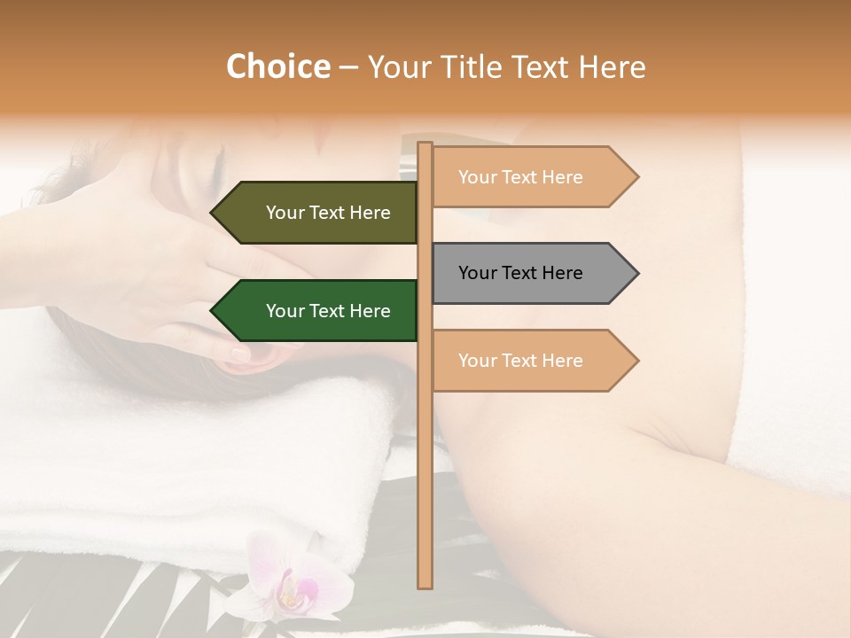 Treatment Lying Care PowerPoint Template