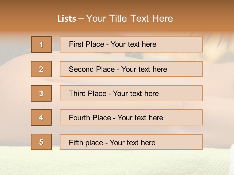 Beauty White Hot PowerPoint Template