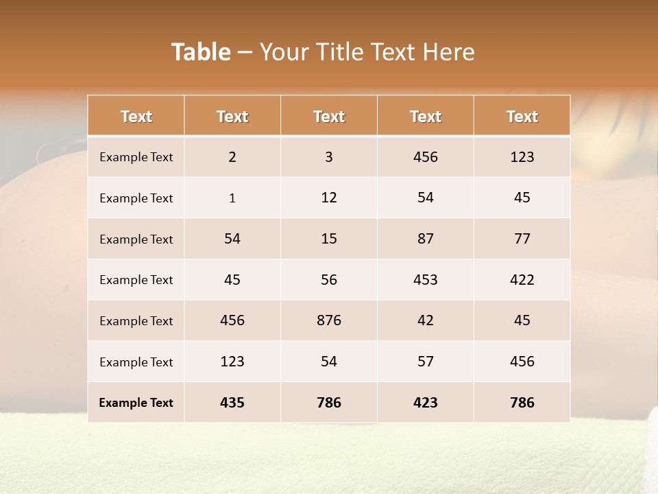 Beauty White Hot PowerPoint Template