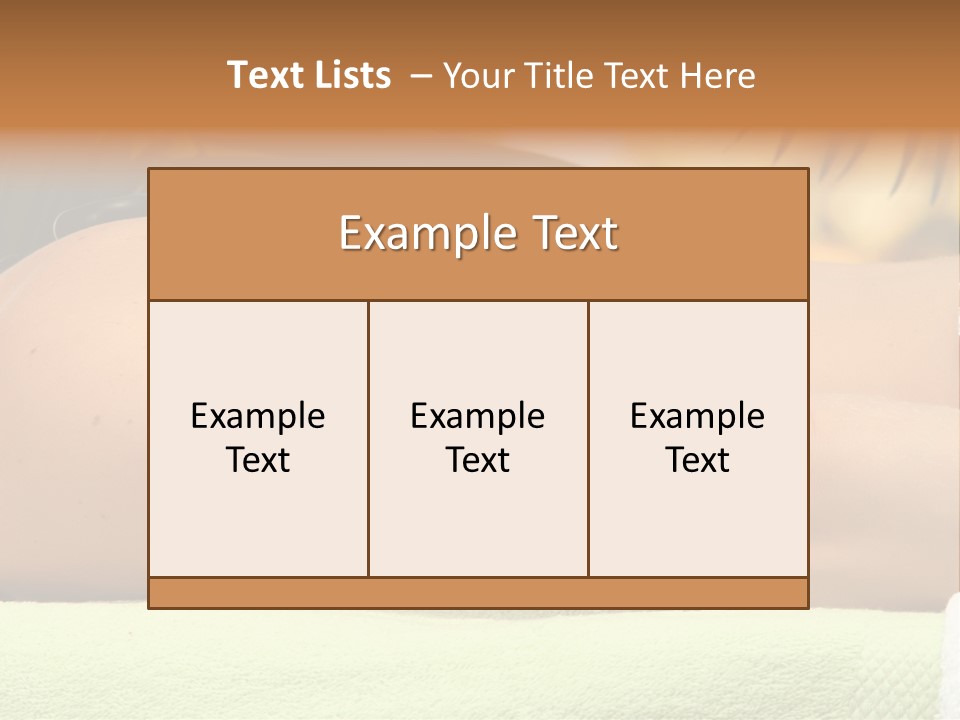 Beauty White Hot PowerPoint Template