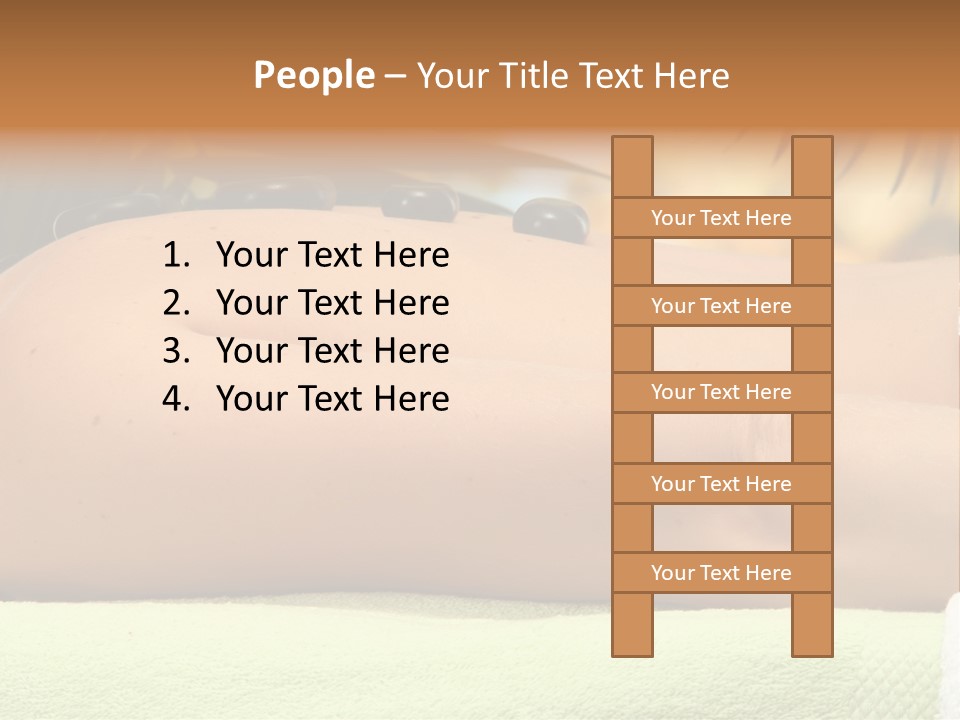 Beauty White Hot PowerPoint Template