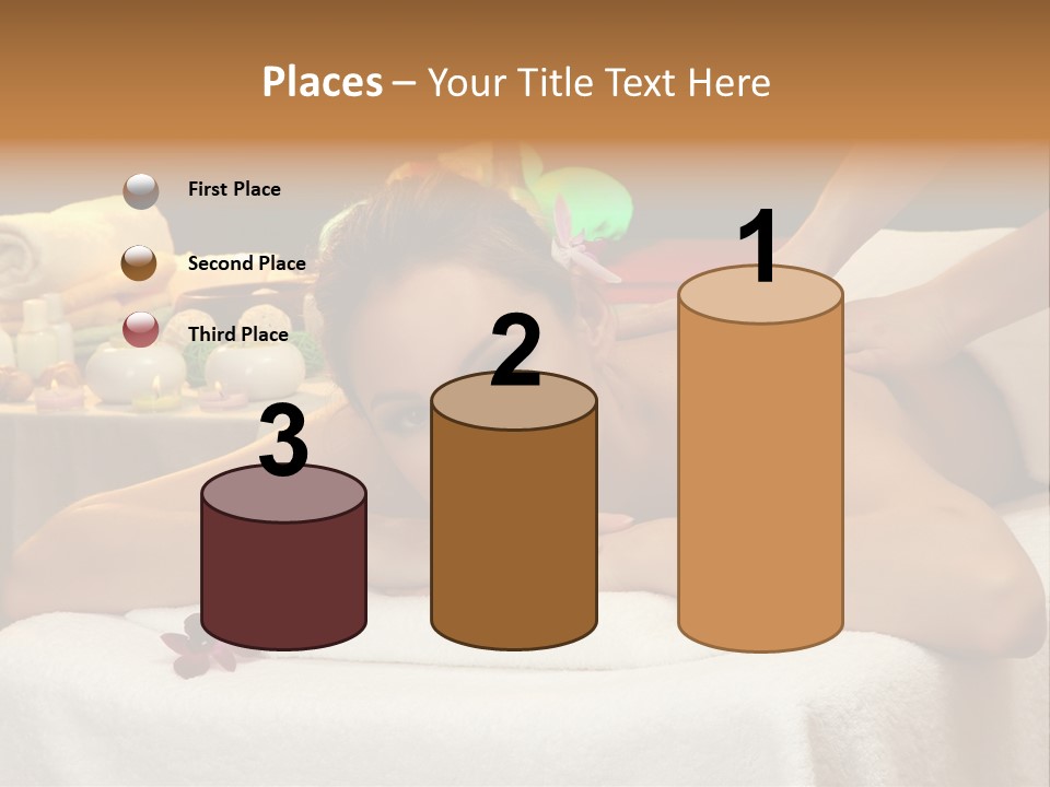 Young Spa Girl PowerPoint Template