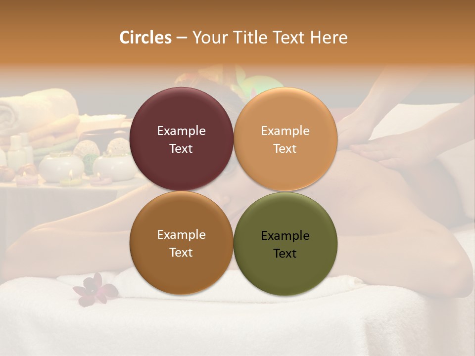 Young Spa Girl PowerPoint Template