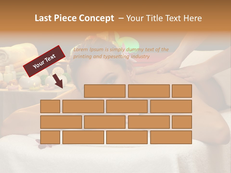 Young Spa Girl PowerPoint Template
