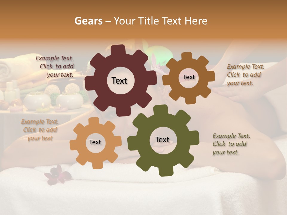 Young Spa Girl PowerPoint Template
