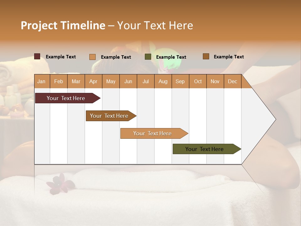 Young Spa Girl PowerPoint Template