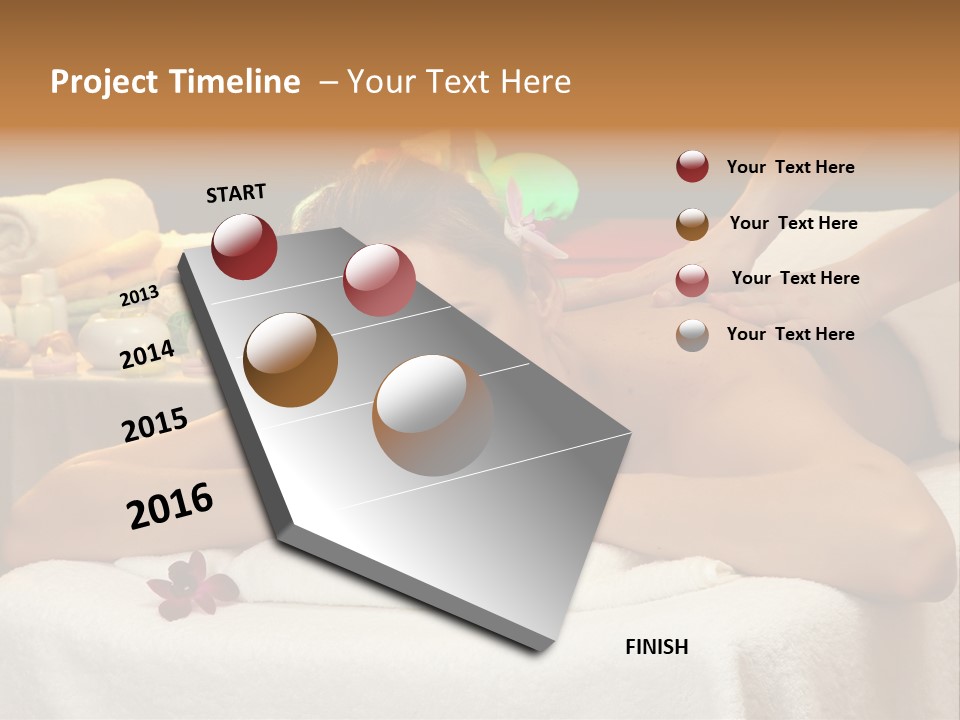 Young Spa Girl PowerPoint Template