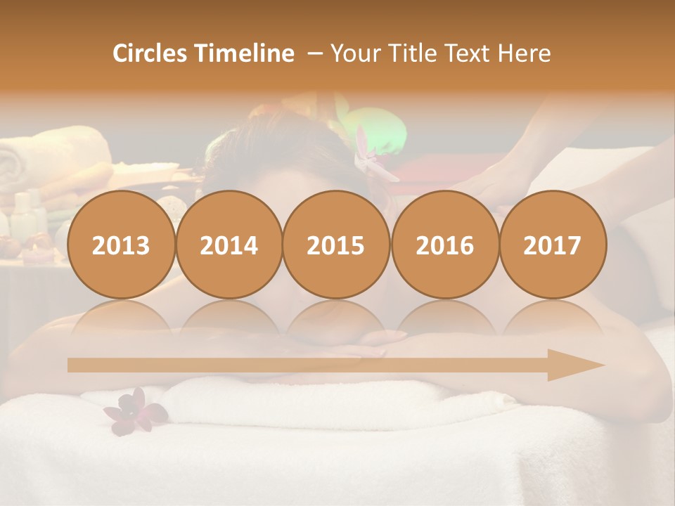 Young Spa Girl PowerPoint Template