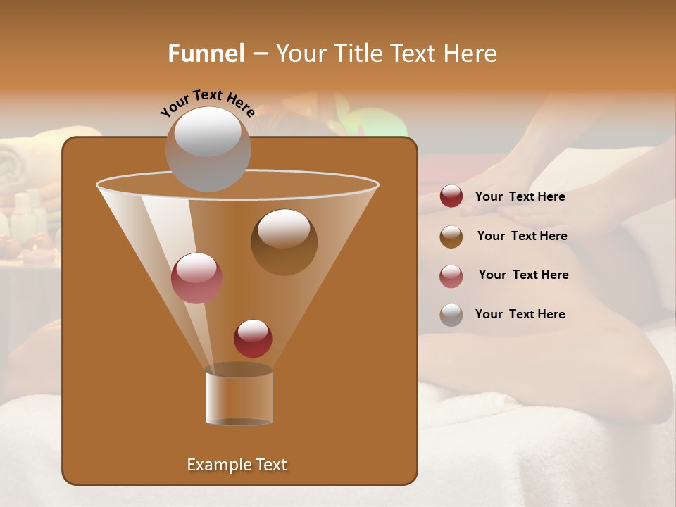 Young Spa Girl PowerPoint Template