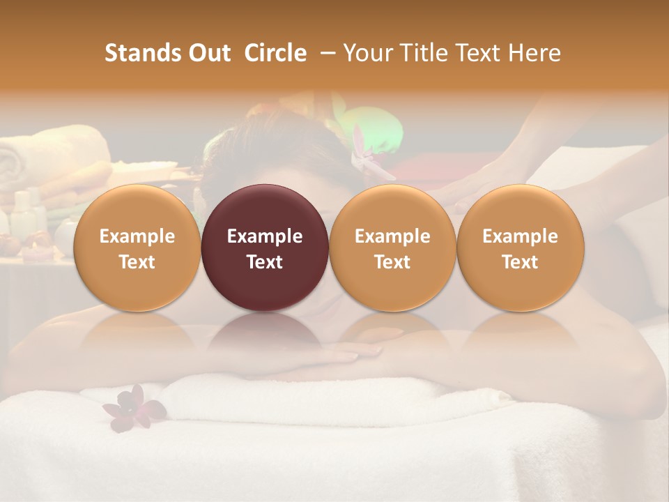 Young Spa Girl PowerPoint Template