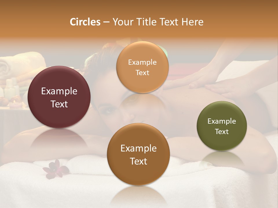 Young Spa Girl PowerPoint Template