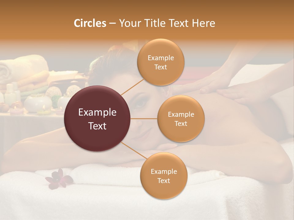 Young Spa Girl PowerPoint Template