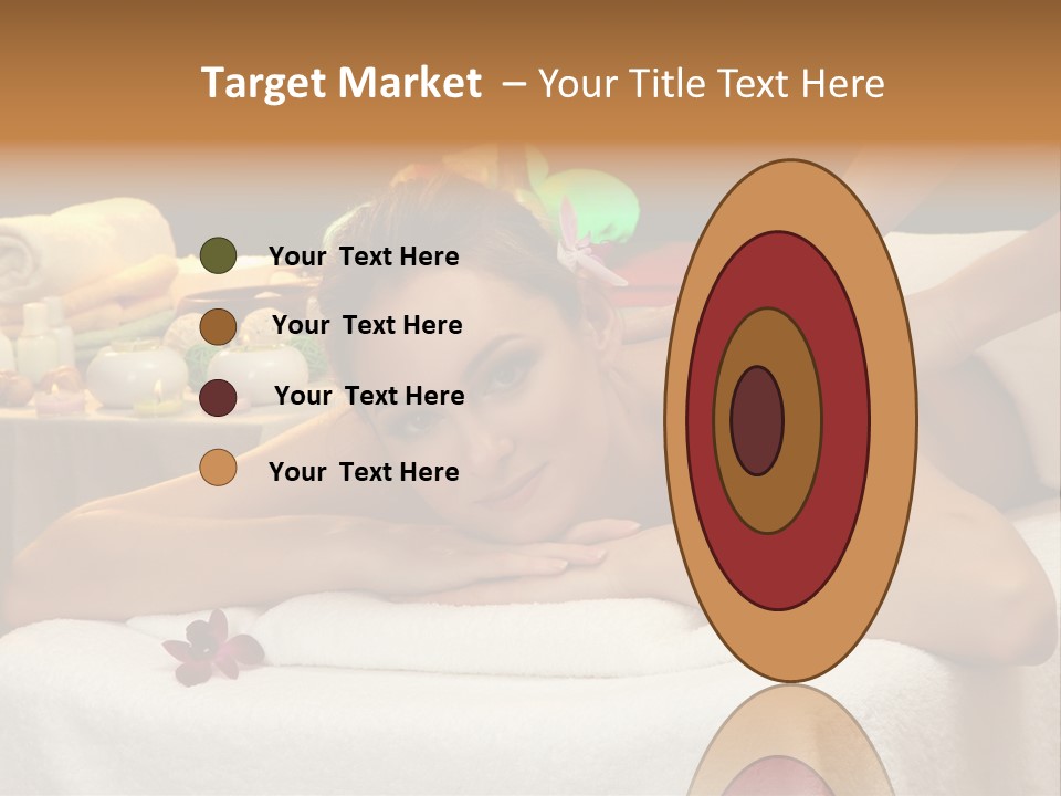 Young Spa Girl PowerPoint Template