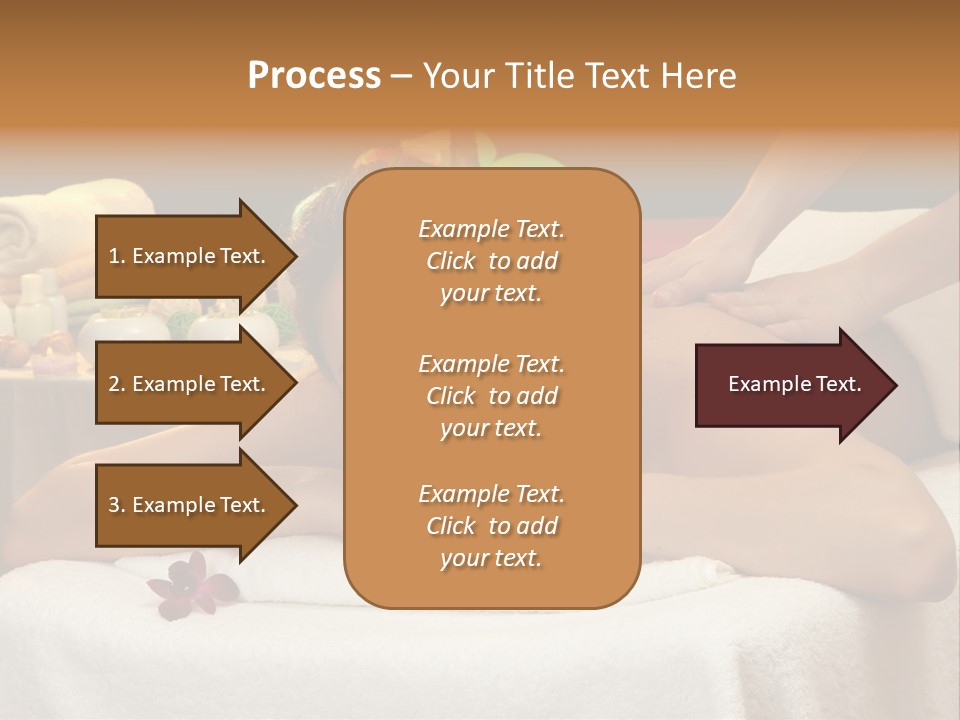 Young Spa Girl PowerPoint Template