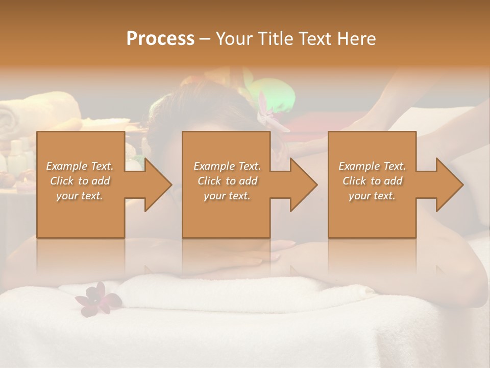 Young Spa Girl PowerPoint Template