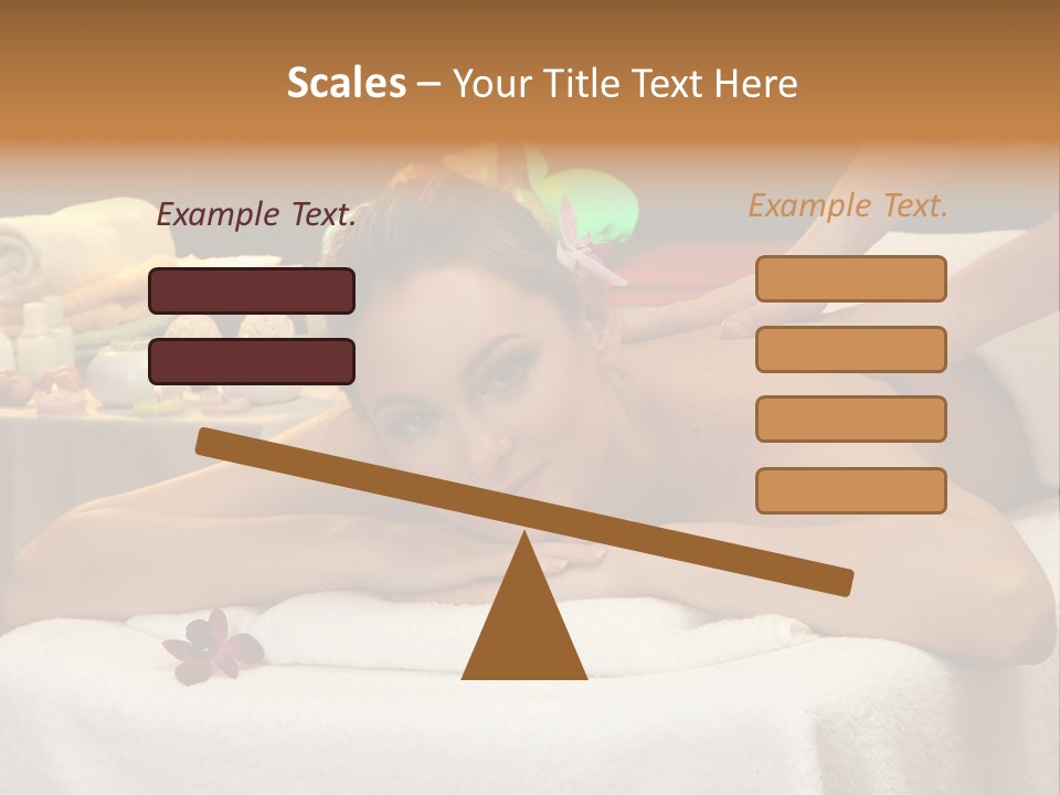 Young Spa Girl PowerPoint Template