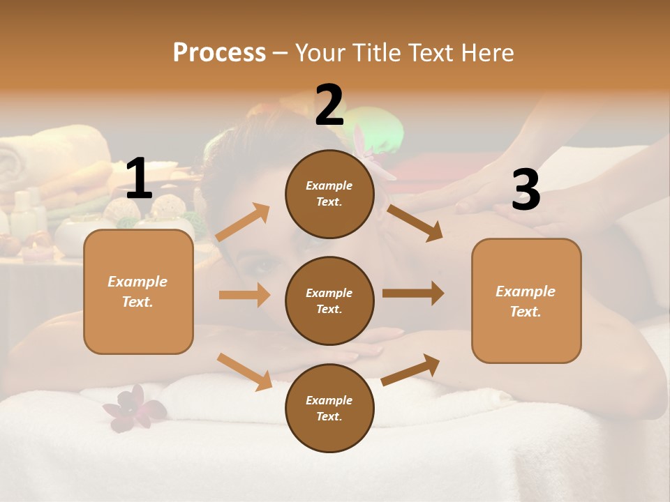 Young Spa Girl PowerPoint Template