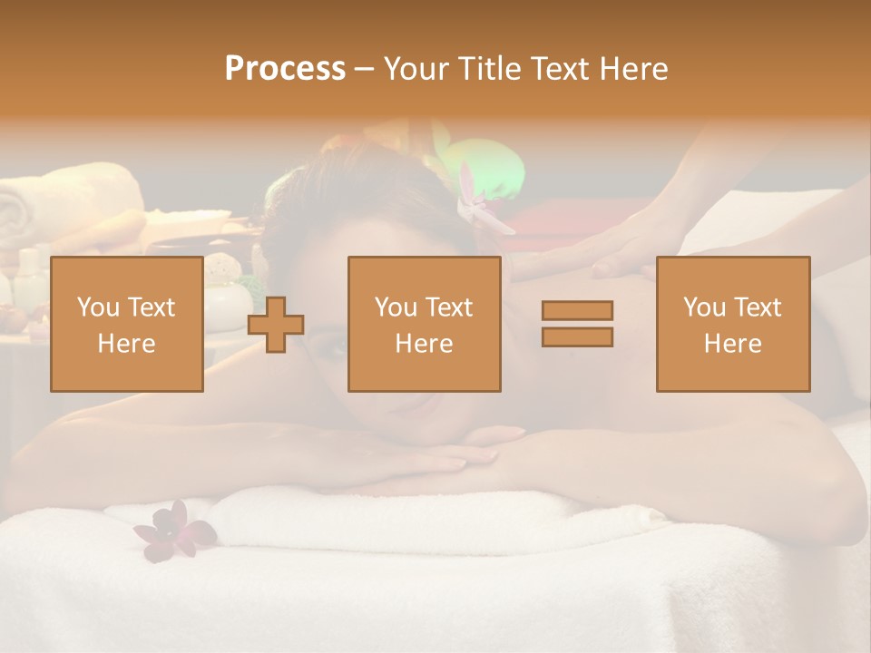 Young Spa Girl PowerPoint Template