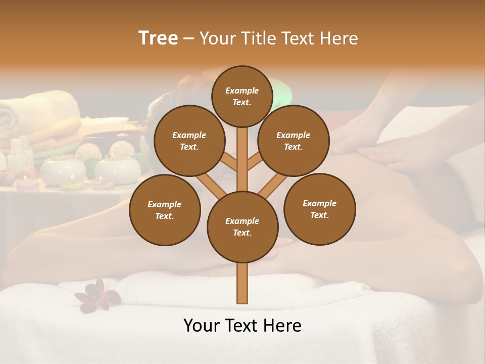 Young Spa Girl PowerPoint Template