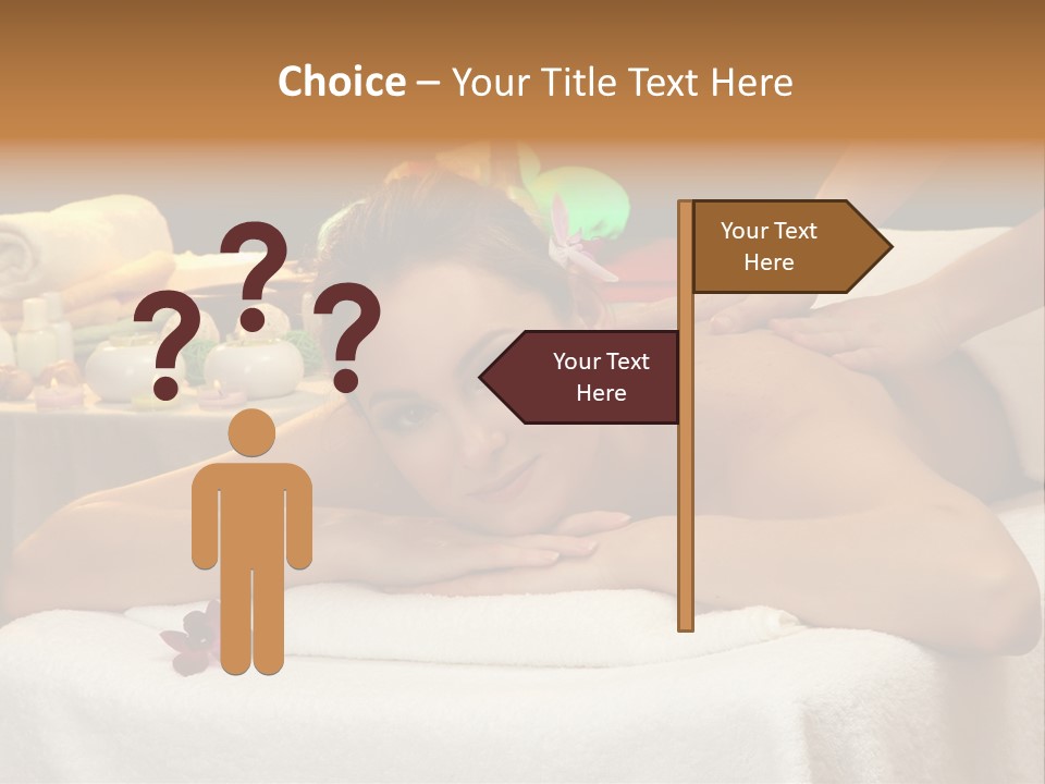 Young Spa Girl PowerPoint Template