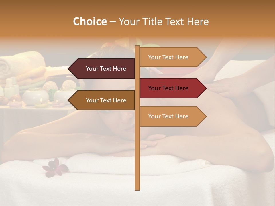 Young Spa Girl PowerPoint Template