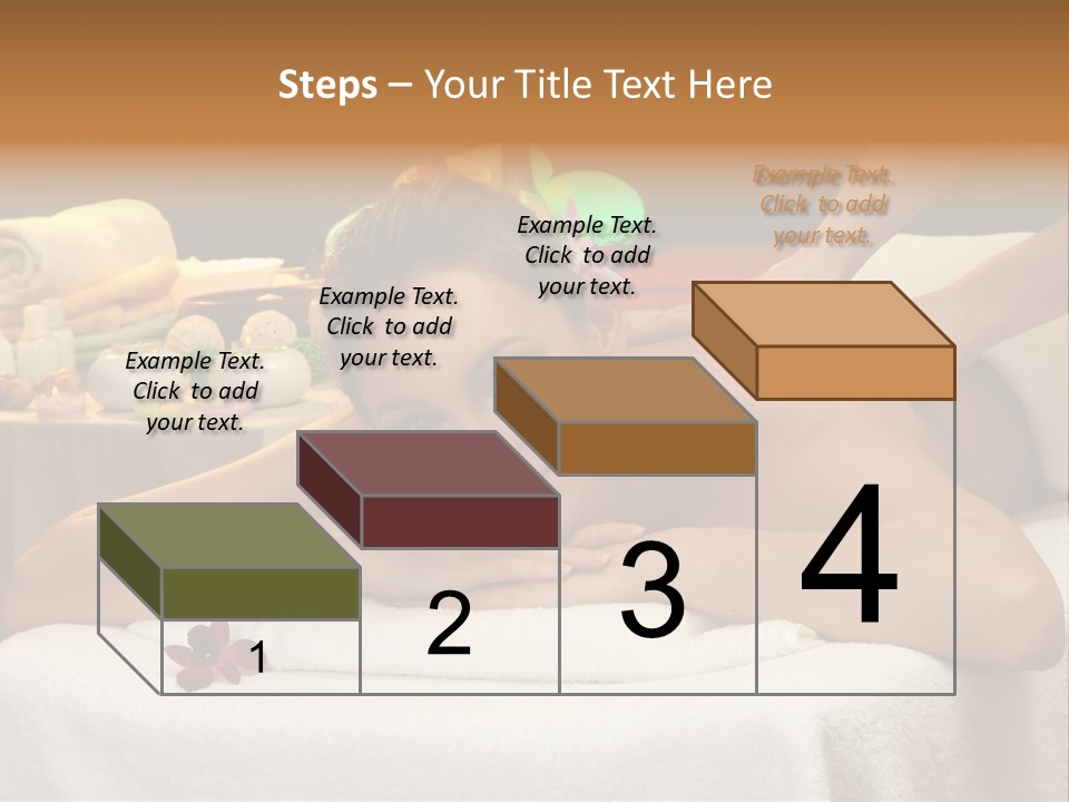 Young Spa Girl PowerPoint Template