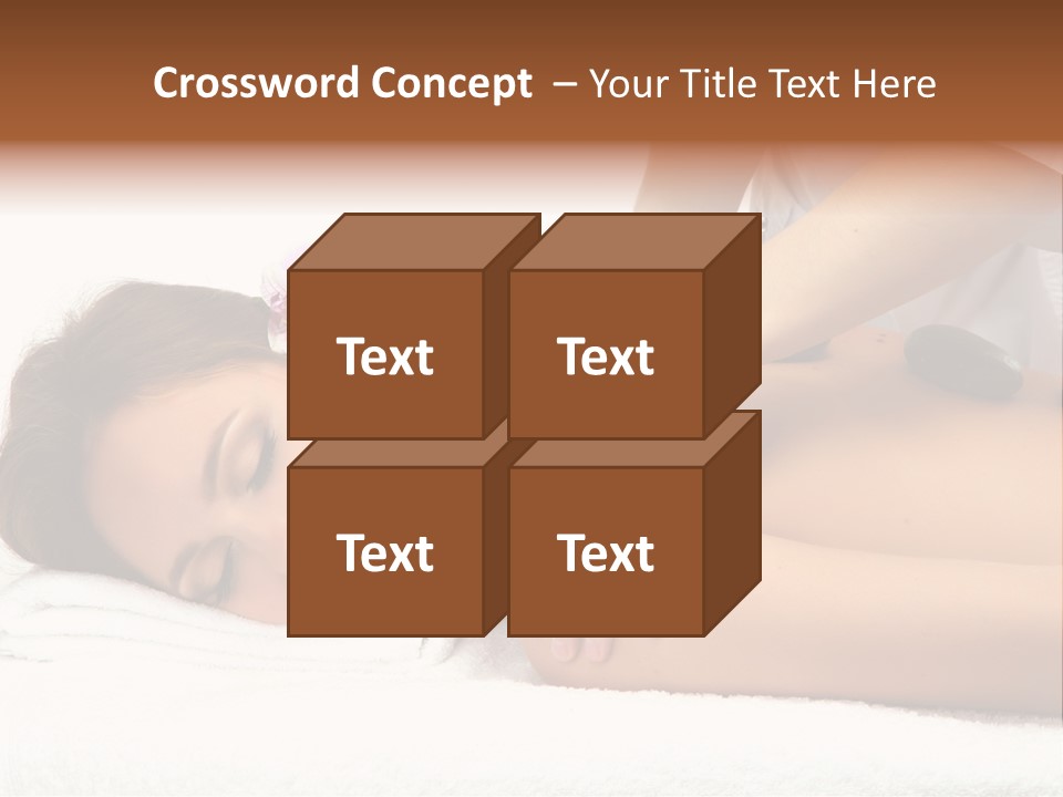 Young Hands Woman PowerPoint Template