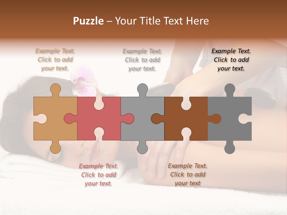 Young Hands Woman PowerPoint Template