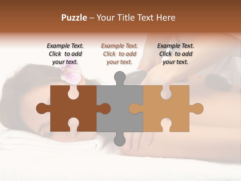 Young Hands Woman PowerPoint Template