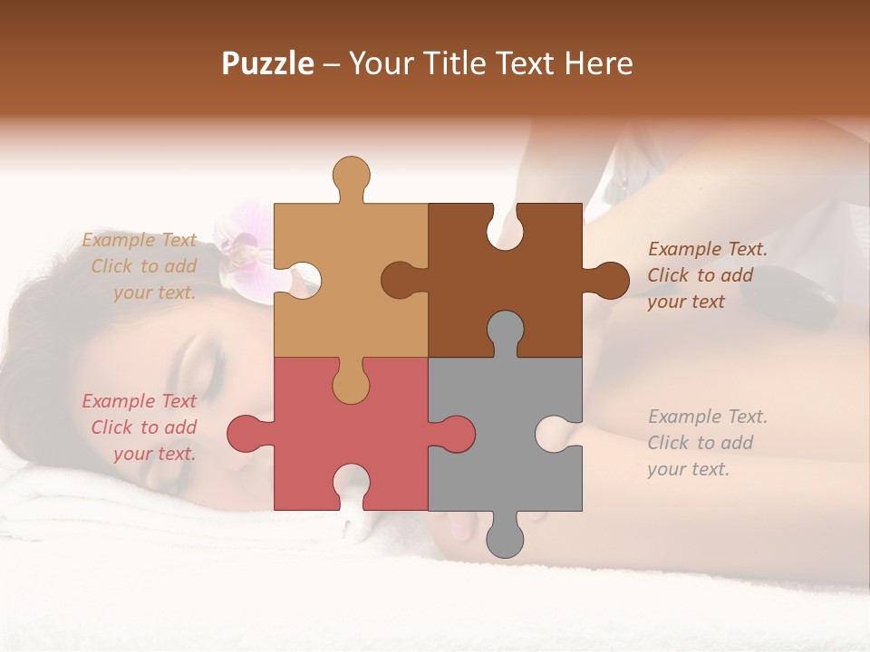 Young Hands Woman PowerPoint Template