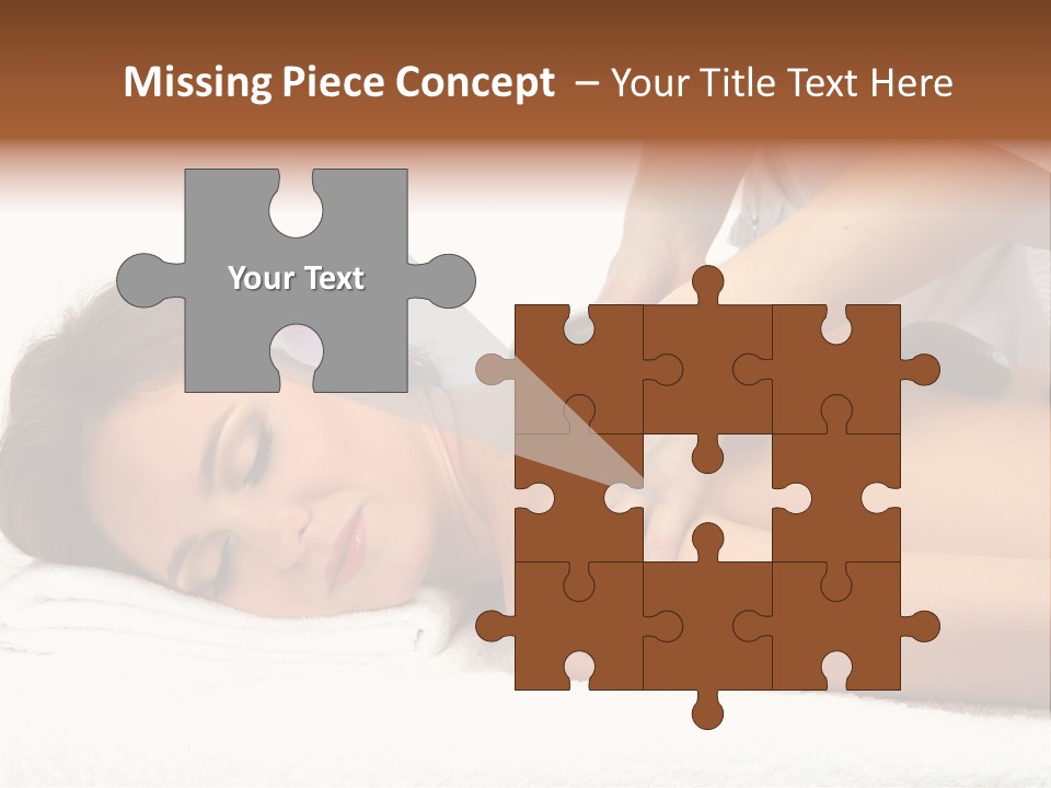 Young Hands Woman PowerPoint Template