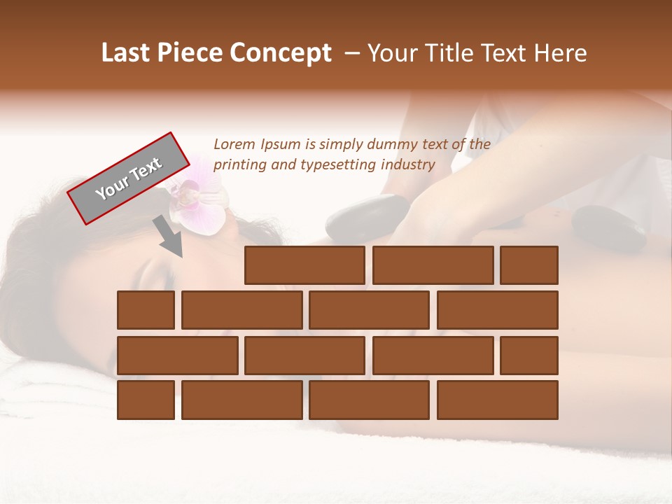 Young Hands Woman PowerPoint Template