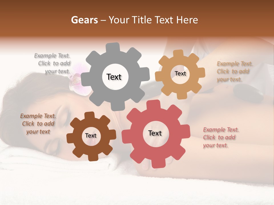 Young Hands Woman PowerPoint Template