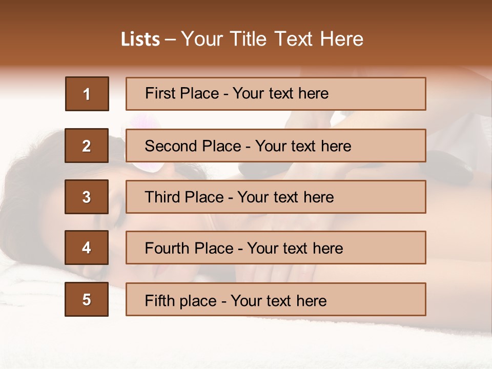 Young Hands Woman PowerPoint Template