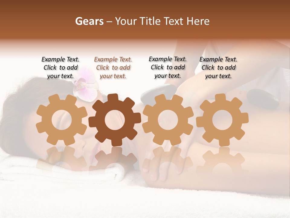 Young Hands Woman PowerPoint Template