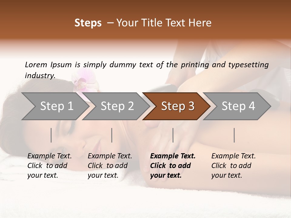Young Hands Woman PowerPoint Template